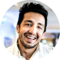 portrait of Ehsan Fadakar, CEO of Online Veterinary Service