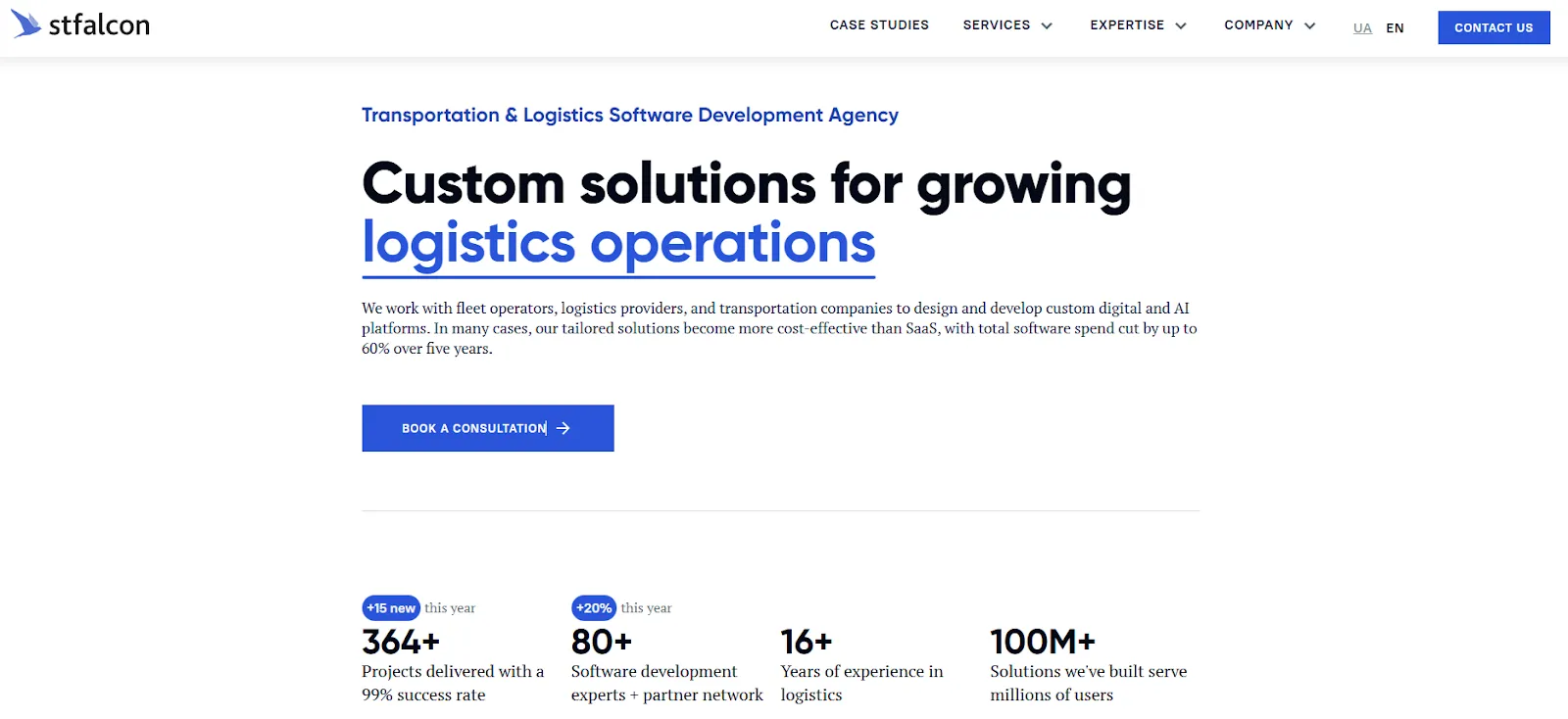 Stfalcon logistics software development company