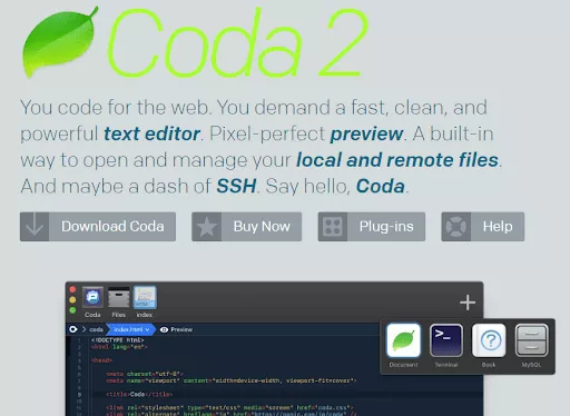 Coda for web developers