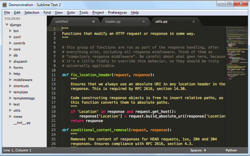 Sublime Text for web developers