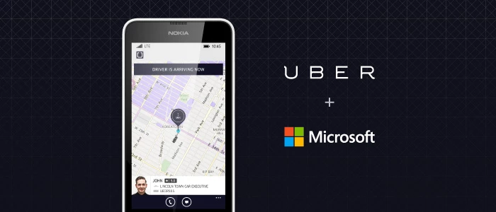 Uber доступен для Windows Phone