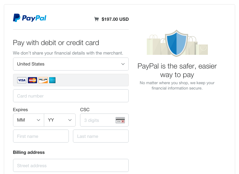 AngularJS в PayPal Checkout