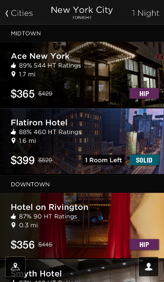 Hotel Tonight — on-demand стартап для путешественников