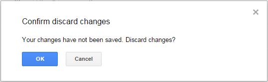 Confirming changes in Google Docs