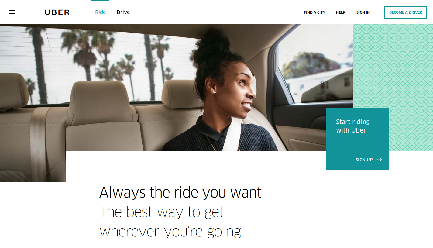 Uber создал уникальное предложение ценности