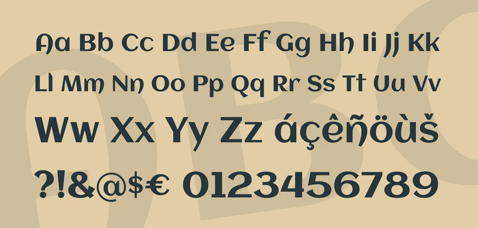 Aclonica bright font