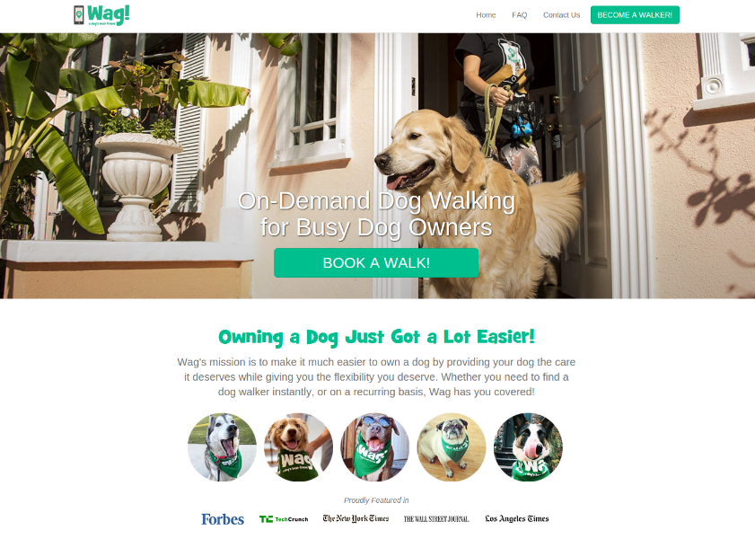 Uber for dog walking