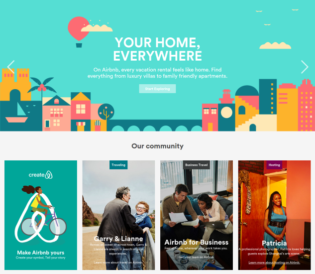 Airbnb is a startup with clear vision