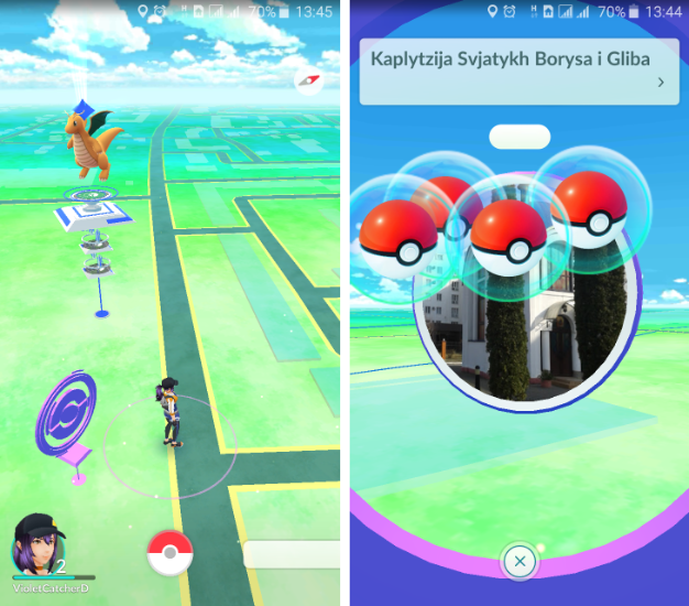 Pokestops in Pokemon GO