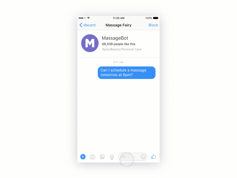 В FB messenger действительно много чат-ботов