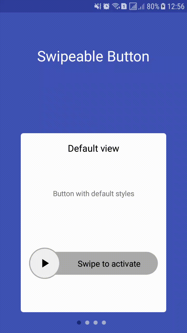Swipeable-Button Library for Android