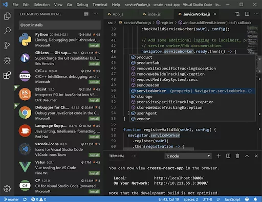 Visual Studio Code for web developers