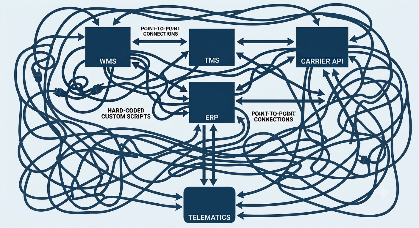 connecting various saas tools create spaghetti architecture that creates chaos and can fail when something is changed