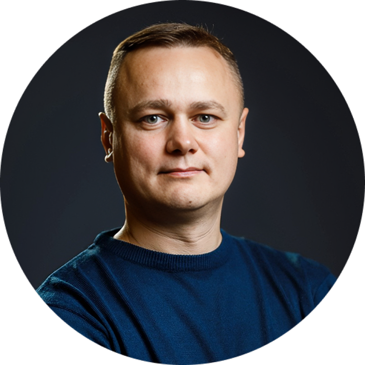 Portrait of Andrii Danylik, CPO at Nova Digital